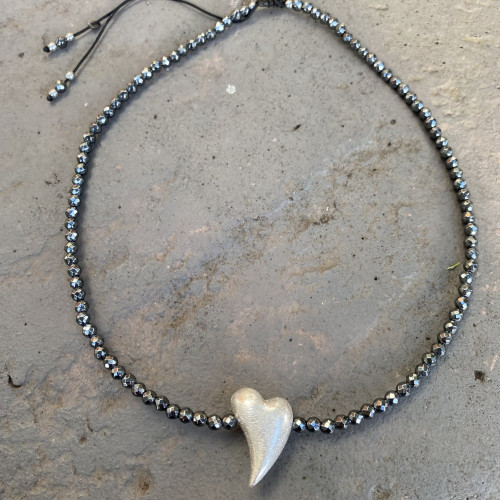 Κολιέ "Silver Heart"