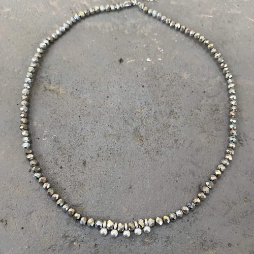 Κολιέ "Silver Sparkle"