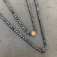 "Stylish Sparkle"-κολιέ με μαύρες πέτρες & χάντρες με στρας Κολιέ με ρυθμιζόμενο μήκος για άνετη εφαρμογή