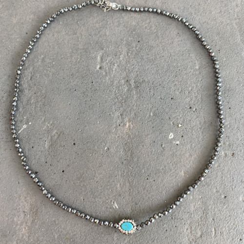 Κολιέ "Turquoise Glamour"