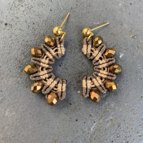 Σκουλαρίκια “Golden Earth Earrings"