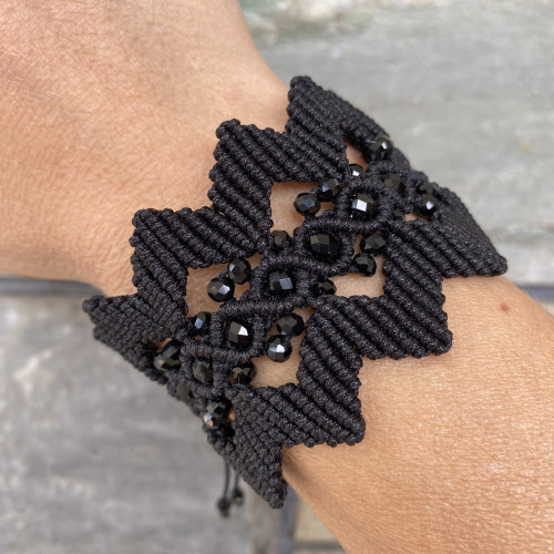 Βραχιόλι "Black Double Zic Zac"