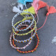 Βραχιόλι Crystal Tassel Charm για καθημερινό boho στυλ Πολύχρωμο βραχιόλι με φούντες και λαμπερές χάντρες