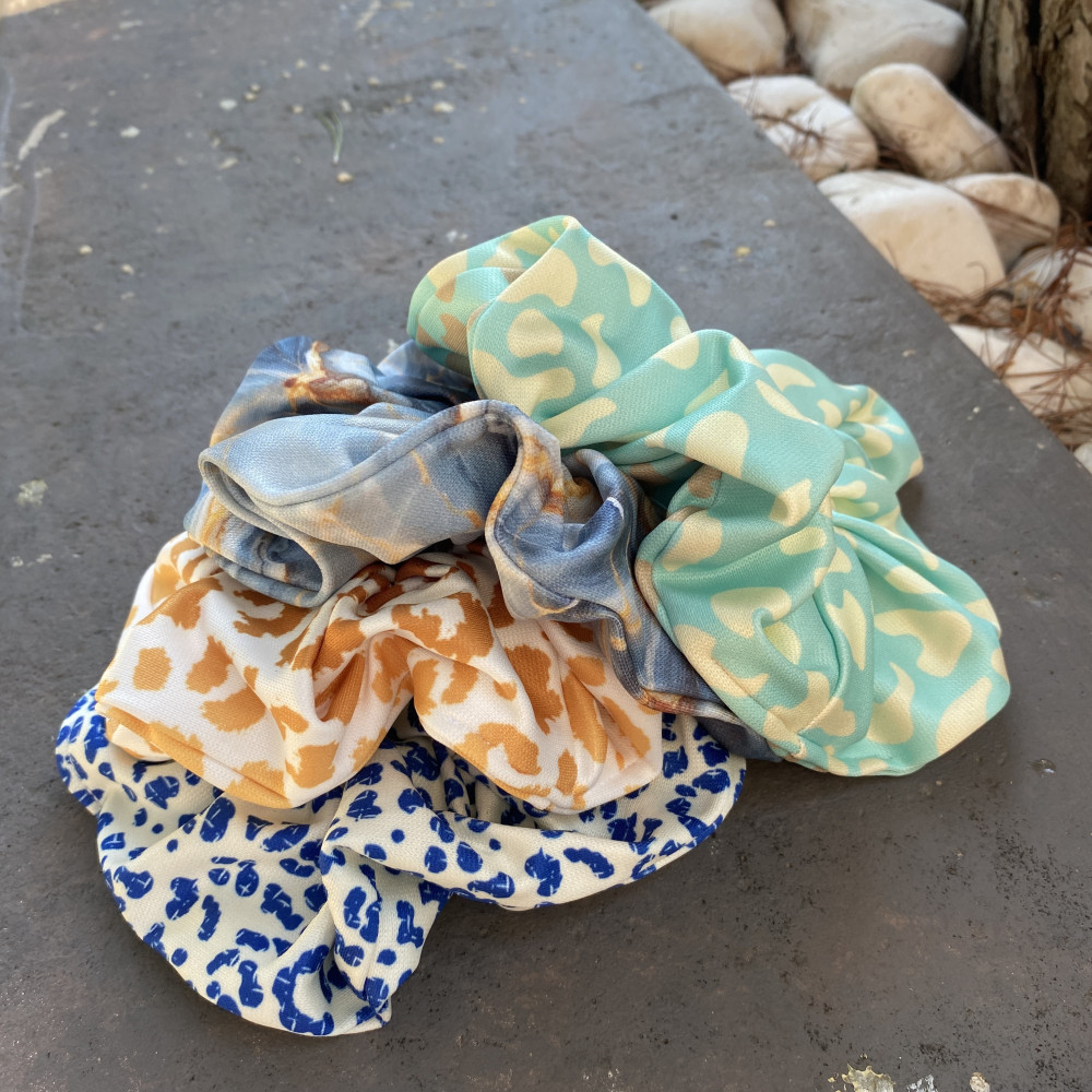 Amber Drift Scrunchie Strechbio Eco-friendly Αξεσουάρ Μαλλιών