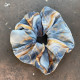 Blue Onyx Scrunchie Strechbio Eco-friendly Αξεσουάρ Μαλλιών