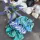 Santorini Stripes Scrunchie Strechbio Eco-friendly Αξεσουάρ Μαλλιών