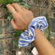 Santorini Stripes Scrunchie Strechbio Eco-friendly Αξεσουάρ Μαλλιών