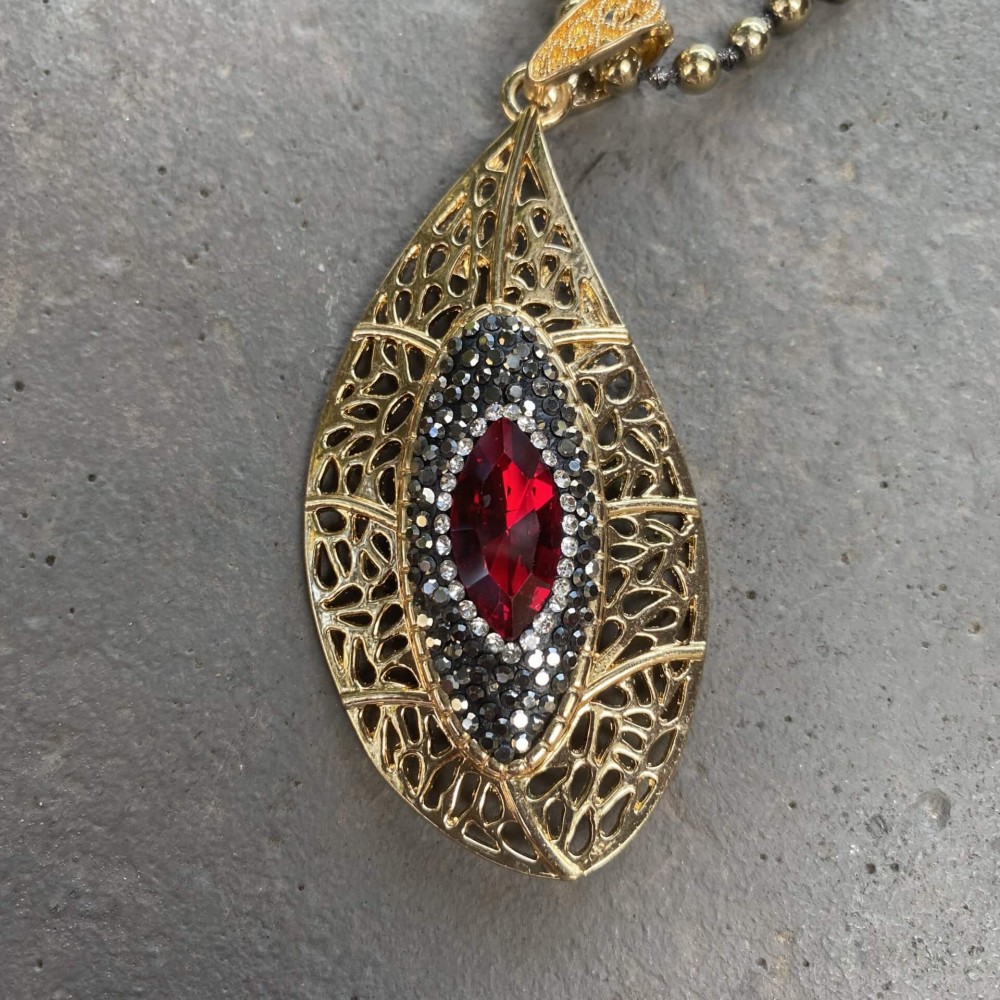 Κολιέ"Fiery Elegance" Κολιέ"Fiery Elegance"