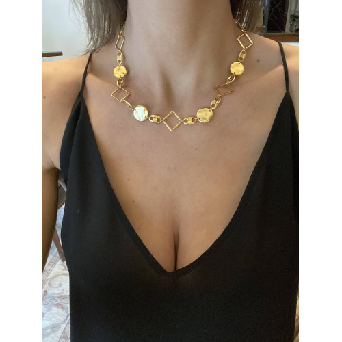 Κολιέ "Golden Geometry"