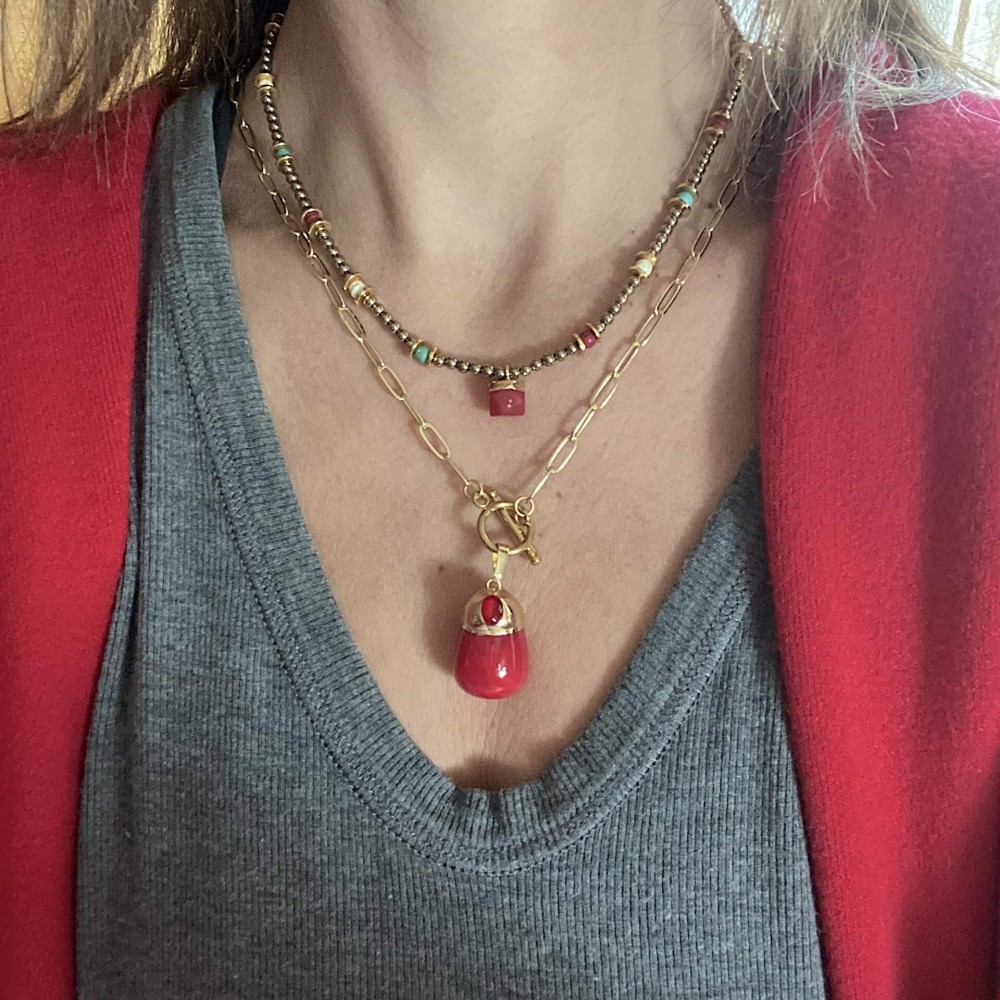 Κολιέ "Red Passion" Κολιέ "Red Passion"