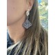 Σκουλαρίκια "Silver Rhombus Glamour" Σκουλαρίκια "Silver Rhombus Glamour"