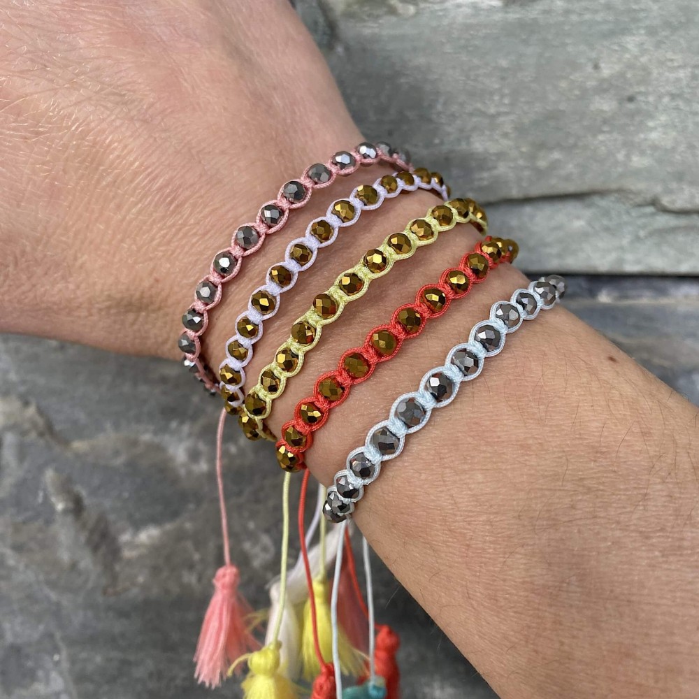 Βραχιόλια "Crystal Tassel Charm" Βραχιόλια "Crystal Tassel Charm"