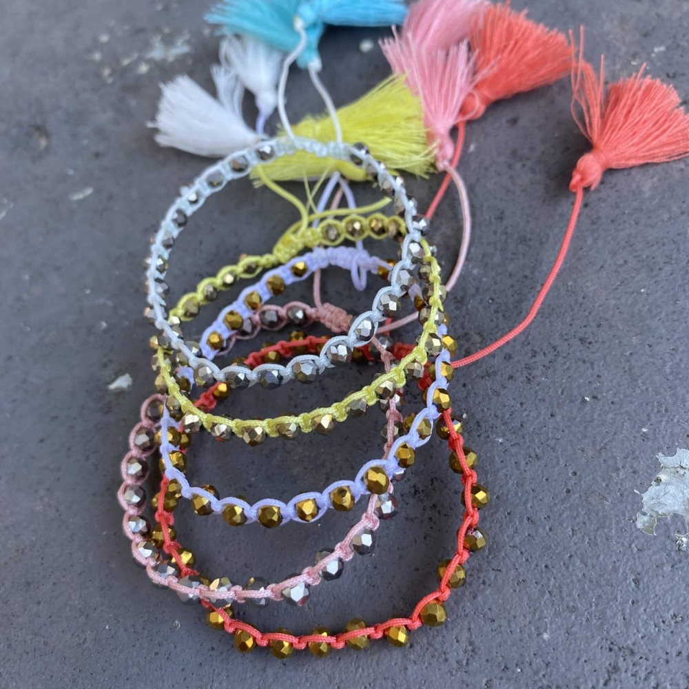 Βραχιόλια "Crystal Tassel Charm" Βραχιόλια "Crystal Tassel Charm"