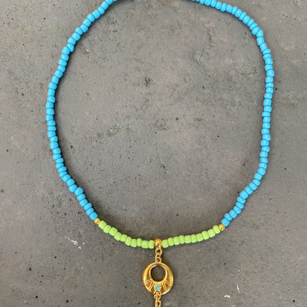 Κολιέ "Green Blue Breeze" Κολιέ "Green Blue Breeze"