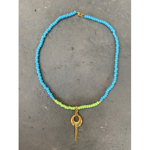 Κολιέ "Green Blue Breeze"