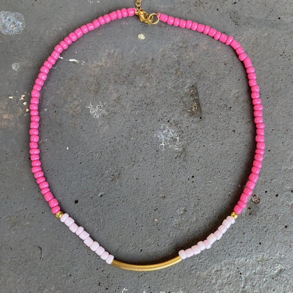 Κολιέ "Pink Summer Bay" Κολιέ "Pink Summer Bay"