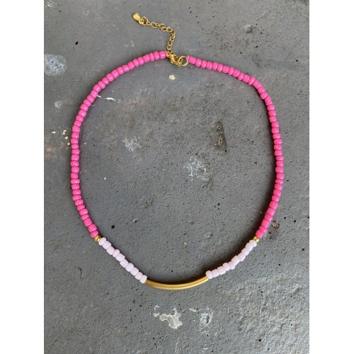 Κολιέ "Pink Summer Bay"