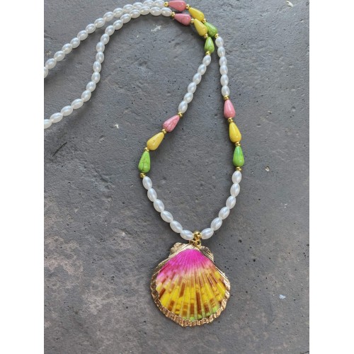 Κολιέ "Tropical Sunset Shell"