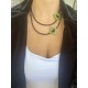 Κολιέ "Green Flowers" Κολιέ "Green Flowers"