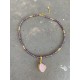 Κολιέ "Purple Agate" Κολιέ "Purple Agate"