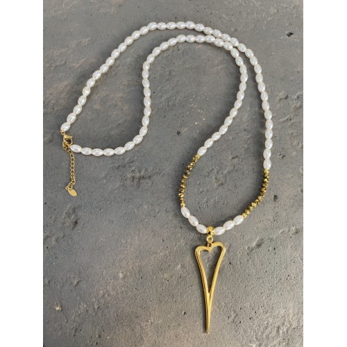 Κολιέ "Golden Heart"