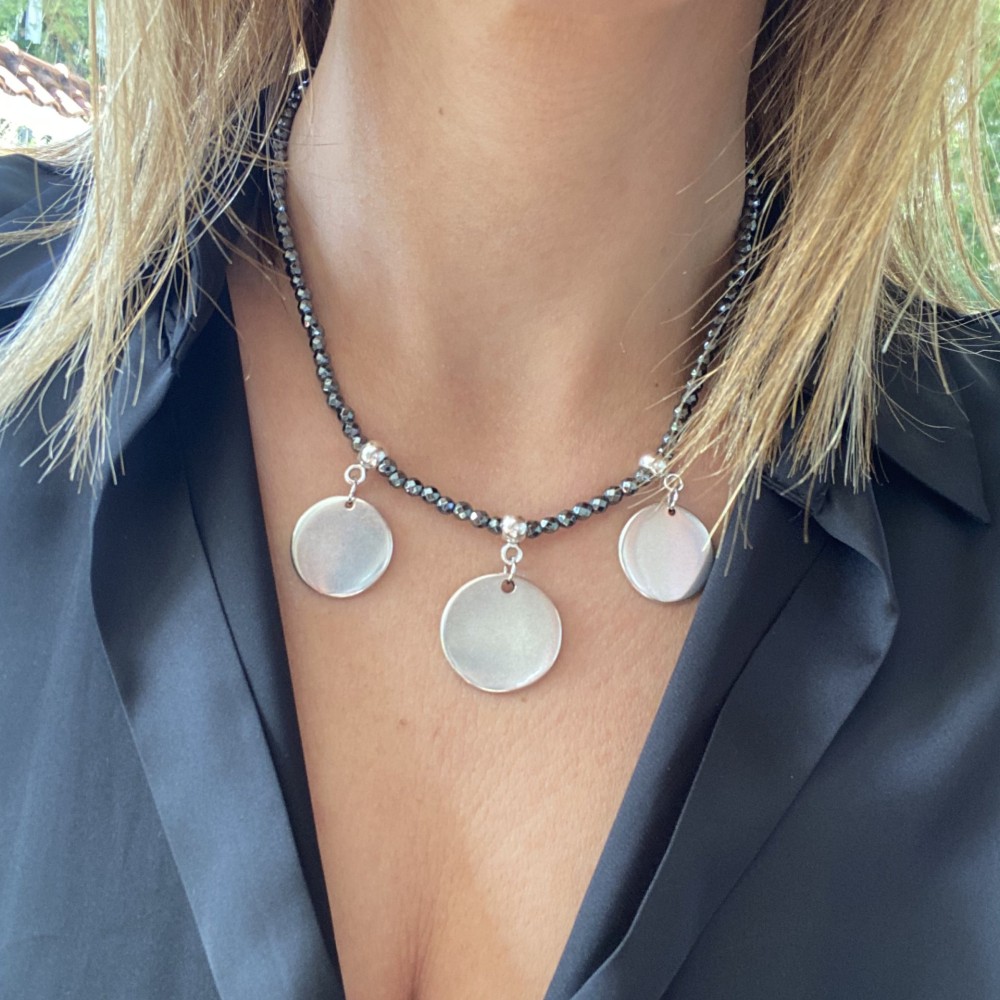 Κολιέ "Impressive Silver" Κολιέ "Impressive Silver"