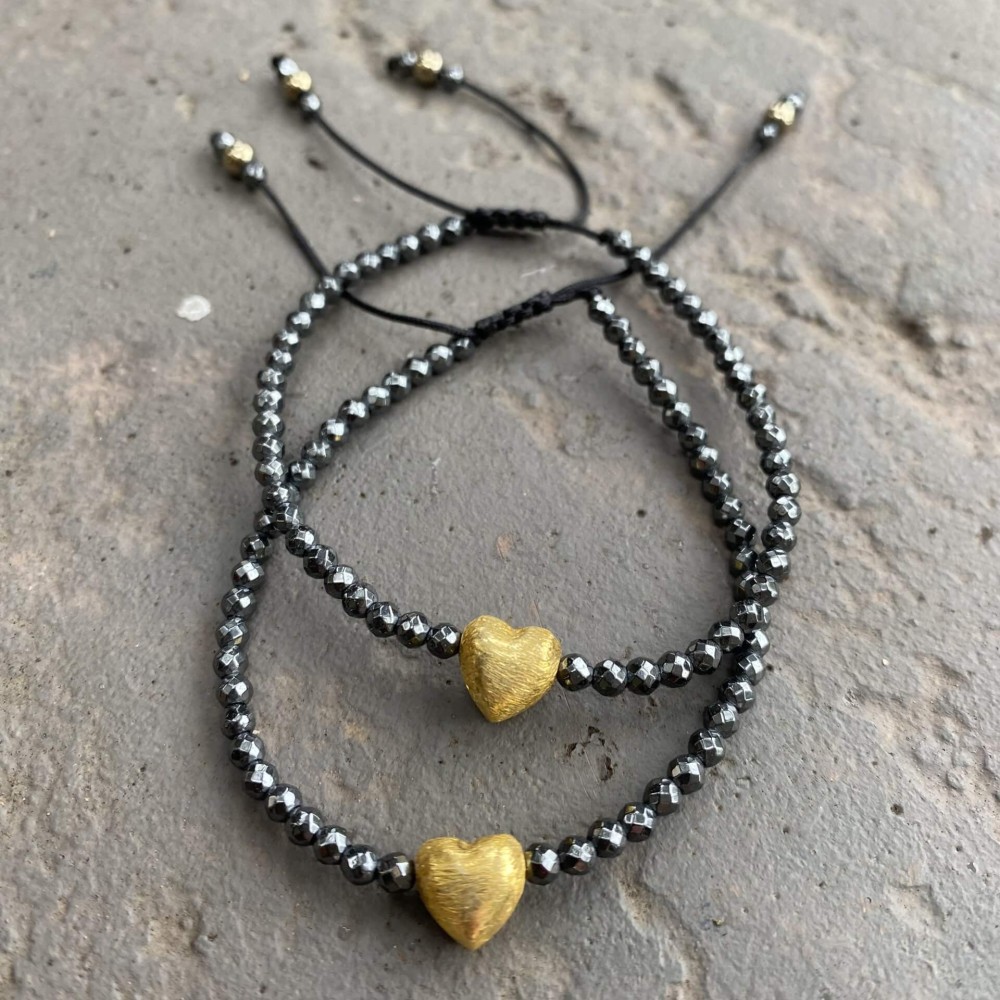 Βραχιόλι "Golden Heart Whisper" Βραχιόλι "Golden Heart Whisper"