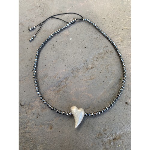 Κολιέ "Silver Heart"