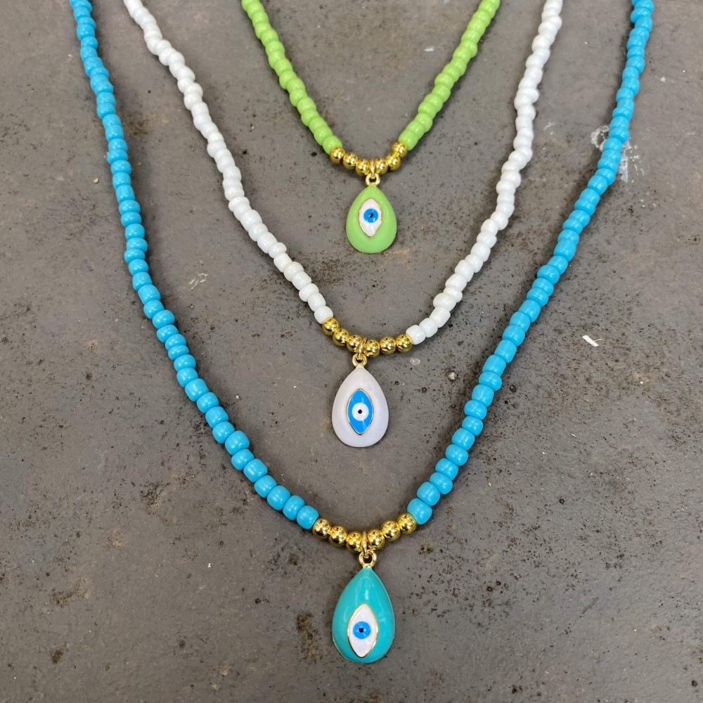 Κολιέ "Evil Eye Charm" Κολιέ "Evil Eye Charm"