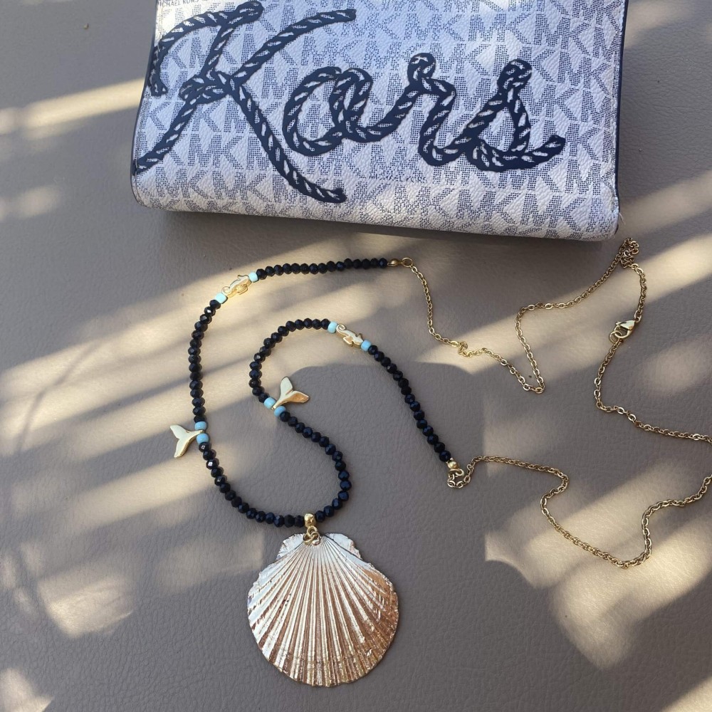 Κολιέ "Golden Seashell Dreams" Κολιέ "Golden Seashell Dreams"