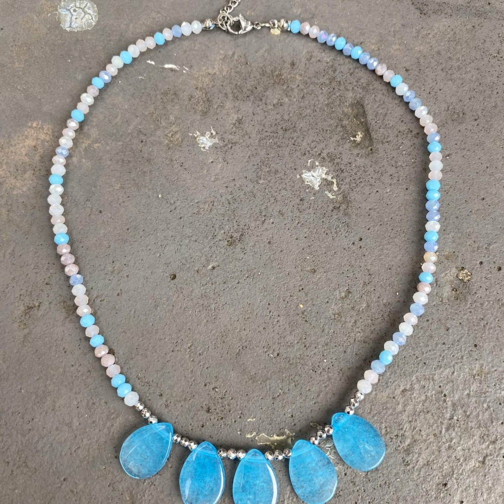 Κολιέ "Azure Cascade" Κολιέ "Azure Cascade"