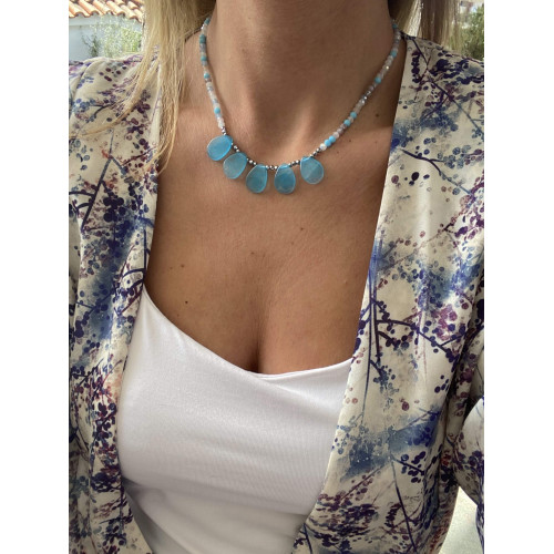 Κολιέ "Azure Cascade"