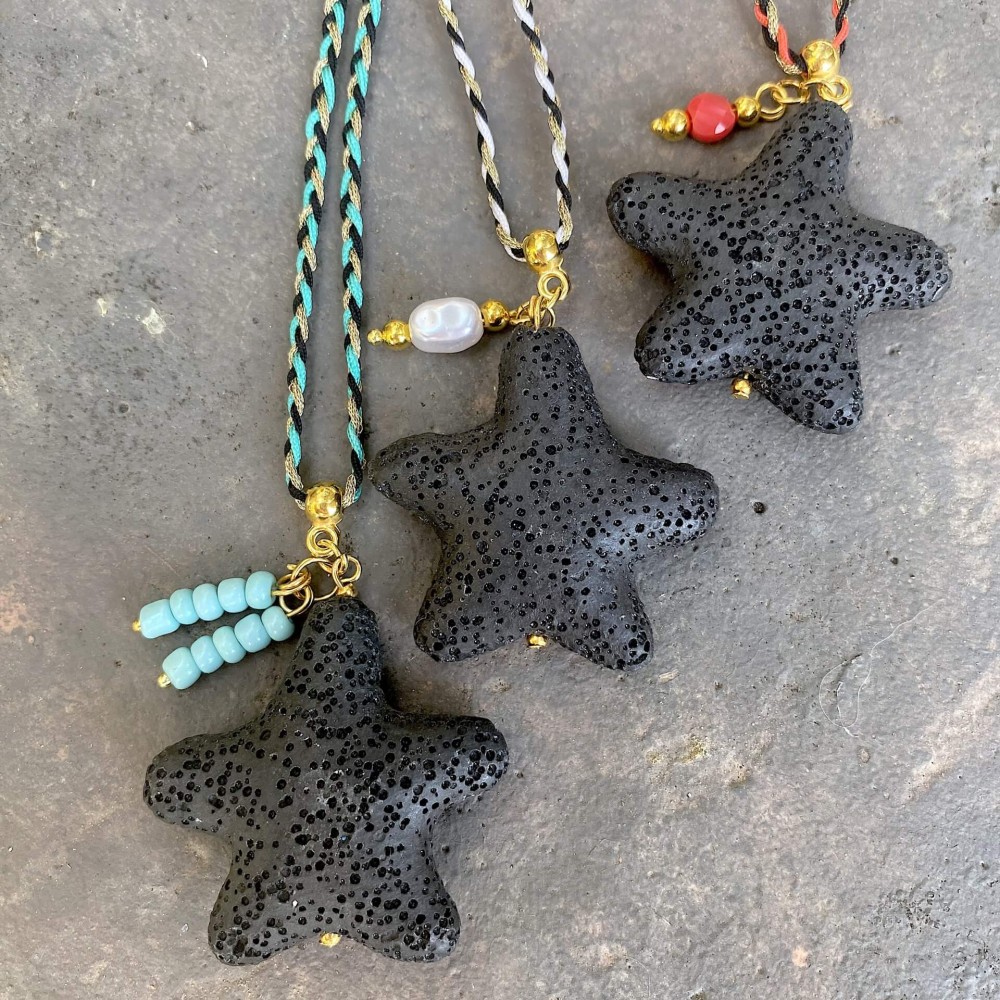 Κολιέ "Volcanic Starlight" Κολιέ "Volcanic Starlight"