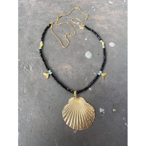 Κολιέ "Golden Seashell Dreams"