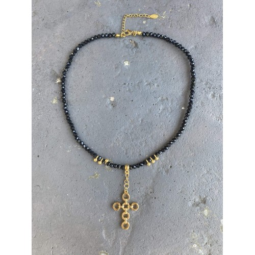 Κολιέ "Gold Cross"