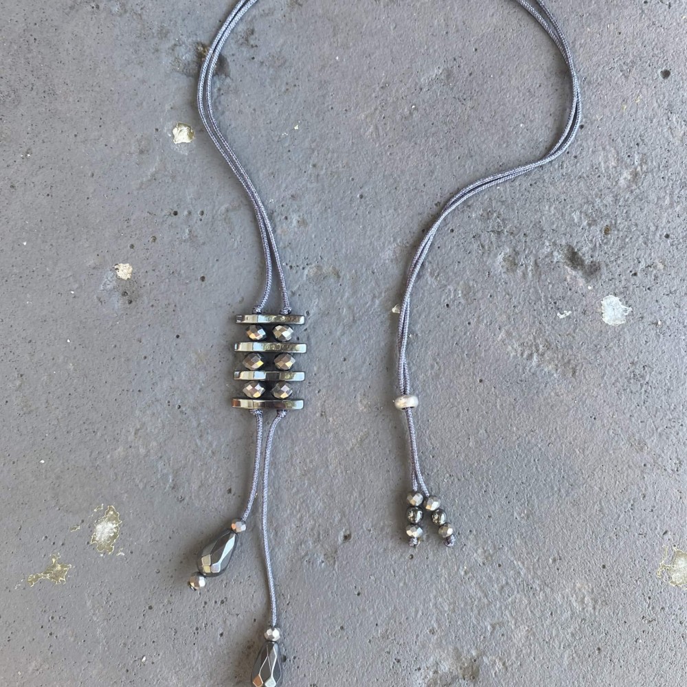 Κολιέ "Silver Drops" Κολιέ "Silver Drops"