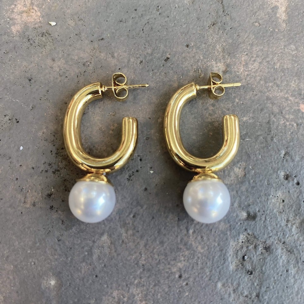 Σκουλαρίκια "Pearl Drop" Σκουλαρίκια "Pearl Drop"