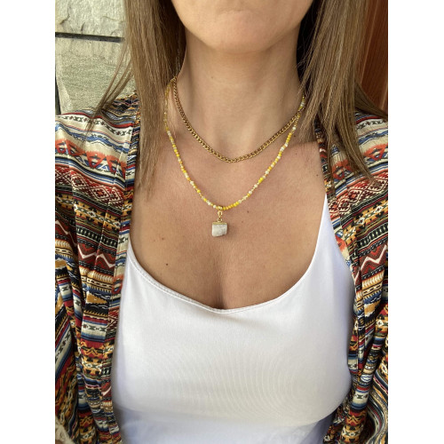 Κολιέ "Sunshine Crystal"